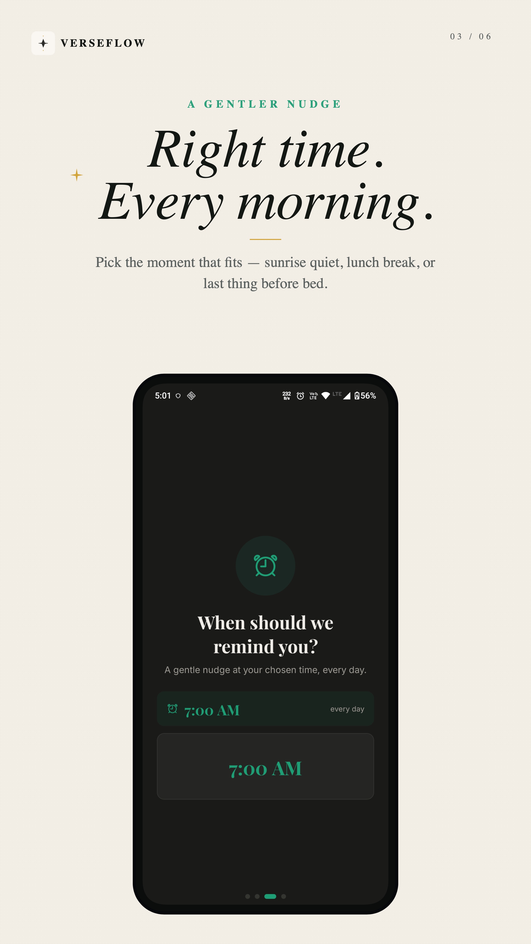 VerseFlow — daily reminder